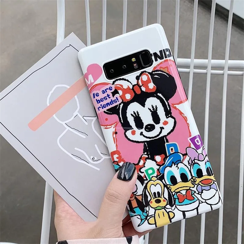 Чехол для телефона Ourpho с мультяшным Дональдом samsung S10 S8 S9 Plus мягкий чехол милым
