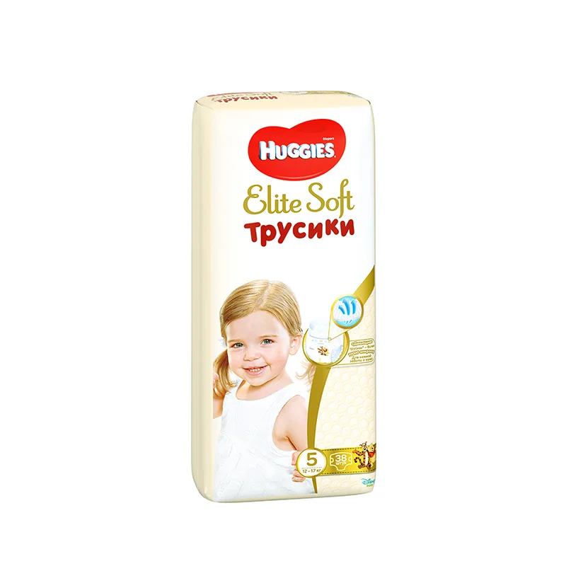 Трусики Huggies Elite Soft 12-17 кг (размер 5) 38 шт | Мать и ребенок