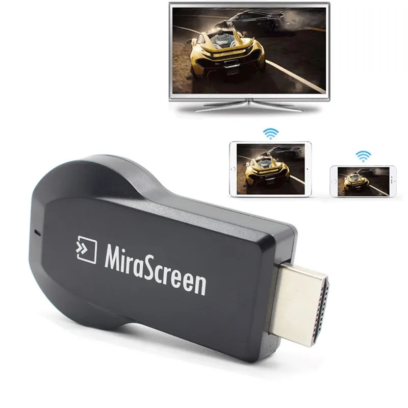 Дисплей Miracast Dongle MiraScreen WiFi приемник дисплея мощный 1080P аудио и видео DLNA Airplay с HD