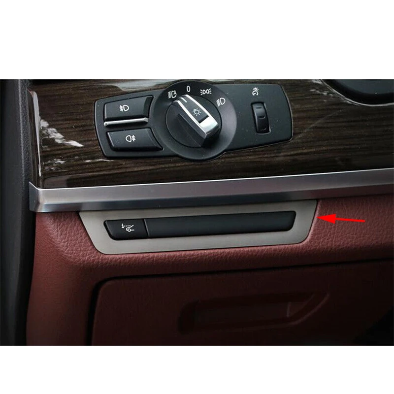 Хром пластины Нержавеющая сталь интерьер приборной панели со стороны водителя