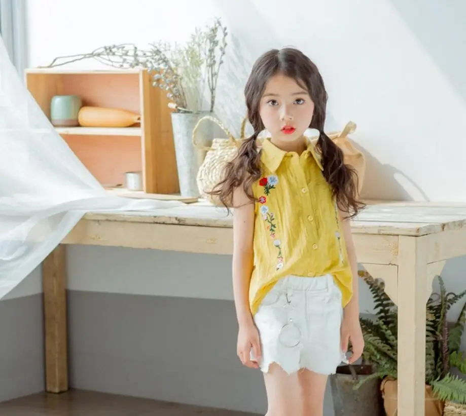 Новый Новорожденных Девочек Хлопок Цветочные Рукав Блузки принцесса Моды