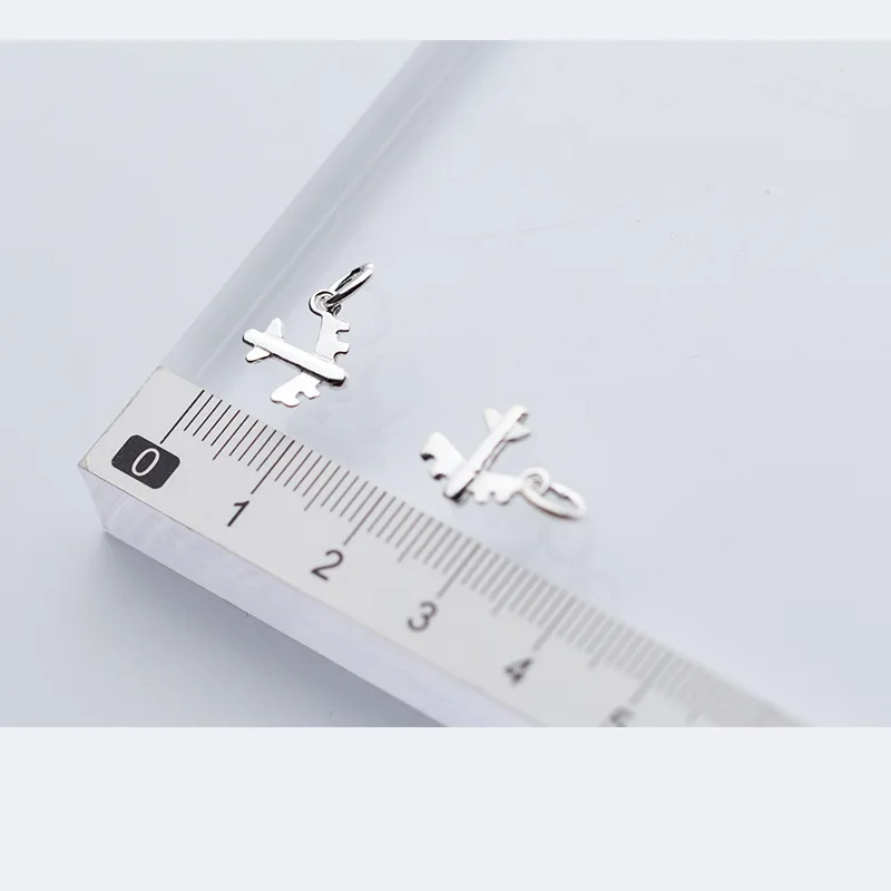 

UQBing Fashion Women Silver DIY Charms Jewelry Findings 925 Sterling Silver Aircraft Pendant Charms For Bracelet Necklaces