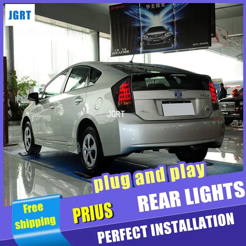 Автомобильный Стайлинг для Toyota Prius задний светильник в сборе 09-16 для Prius задний светильник s выделенный Автомобильный свет, светодиодные задние фонари светильник с 2 шт