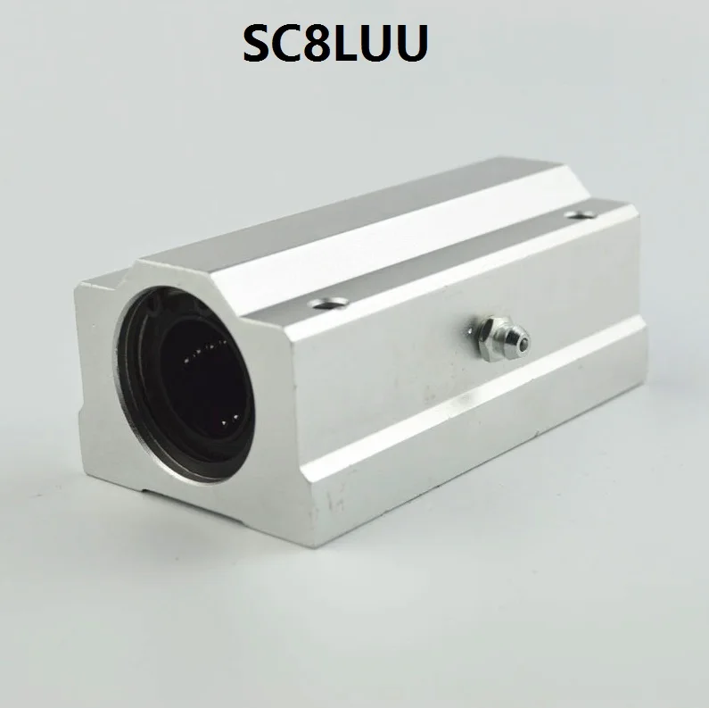 10 шт./лот SC8LUU SCS8LUU Линейный Корпус длинного типа шарикоподшипник скользящий блок