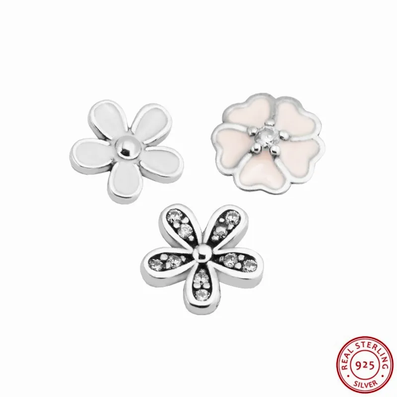 Поэтические маленькие бусины из стерлингового серебра 925 пробы DIY Fit Pandora