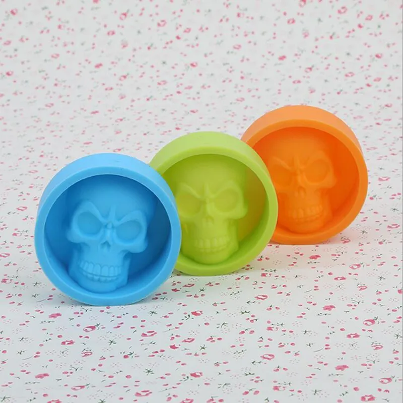 2 шт. силиконовая мини-форма в виде черепа |