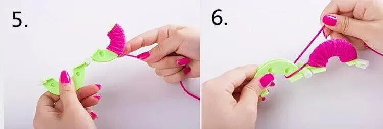 1 компл. Различные размеры DIY помпон производитель вязальные иглы для пуха мяч Вивер шляпа шарф повязка на голову Швейные аксессуары