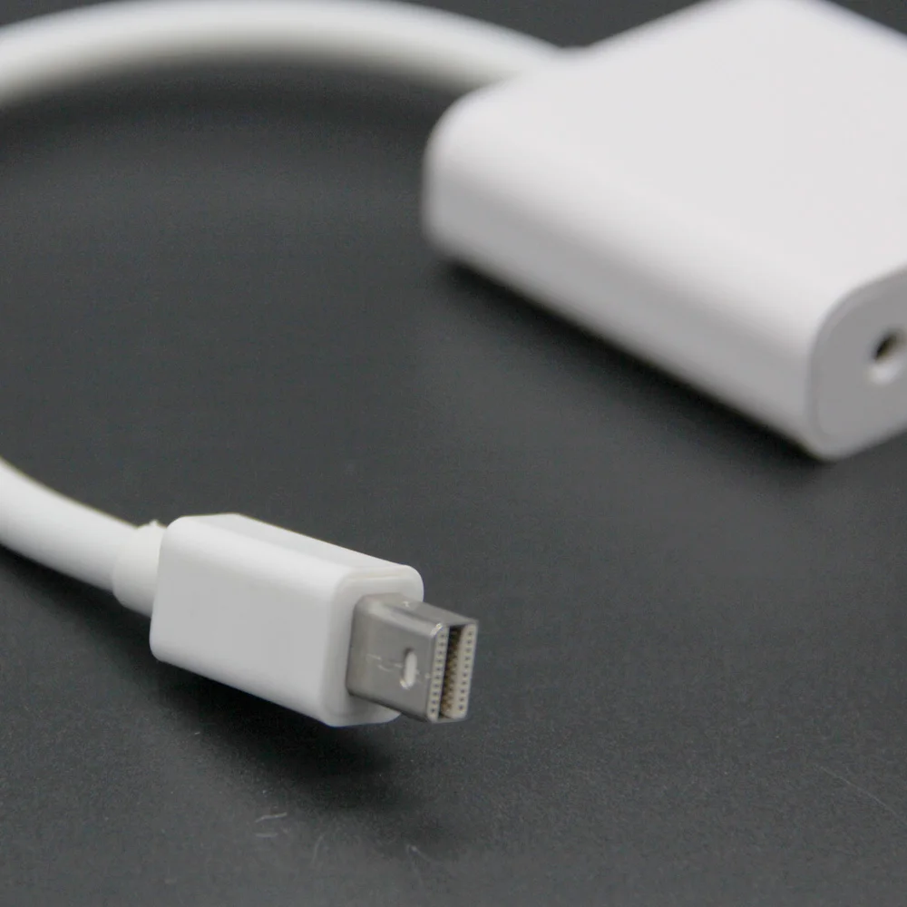 Горячая Распродажа Mini DP к VGA видео адаптер 1080p Thunderbolt порт дисплея кабелям для Apple