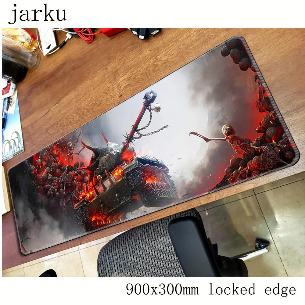 Игровой коврик для мыши world of tanks 900x300 мм ноутбука игровой профессиональный