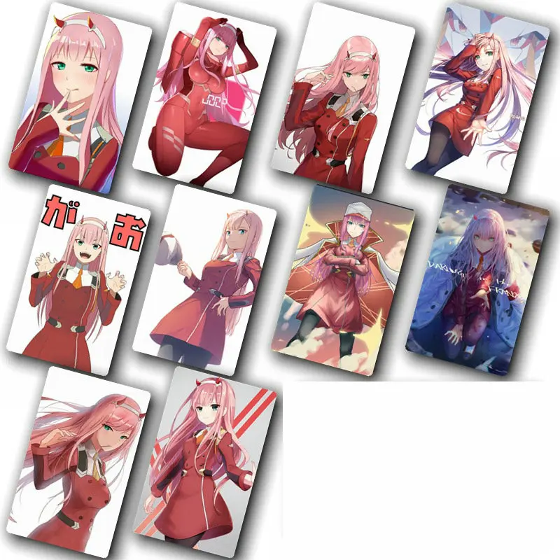 

100 шт., наклейки в стиле аниме DARLING in the FRANXX, водонепроницаемые наклейки для карт, стикеры, Классические игрушки