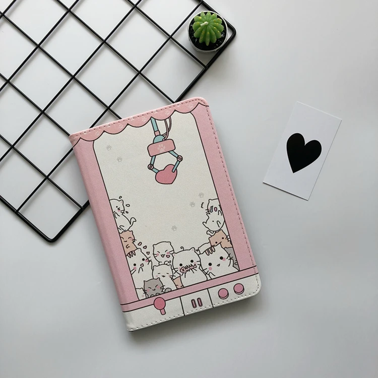 Kawayi подарок на год кота чехол Обложка для ipad 9,7 Pro air2 Мягкая обложка для ipad Air1 Чехол ipad mini 1/2/3/4, ipad Стенд
