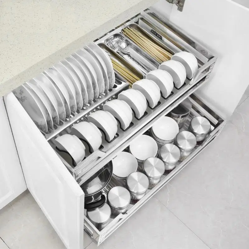 Armario De Cosina шкаф для хранения из нержавеющей стали Органайзер Cozinha Cocina кухонный шкаф Cestas Para Organizar корзина