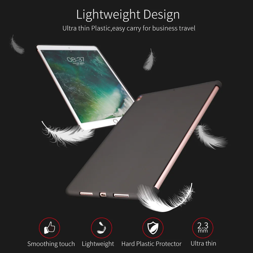WOWCASE модные матовые тонкие Чехлы для iPad Pro 9 7 ультра тонкий жесткий PC задняя крышка