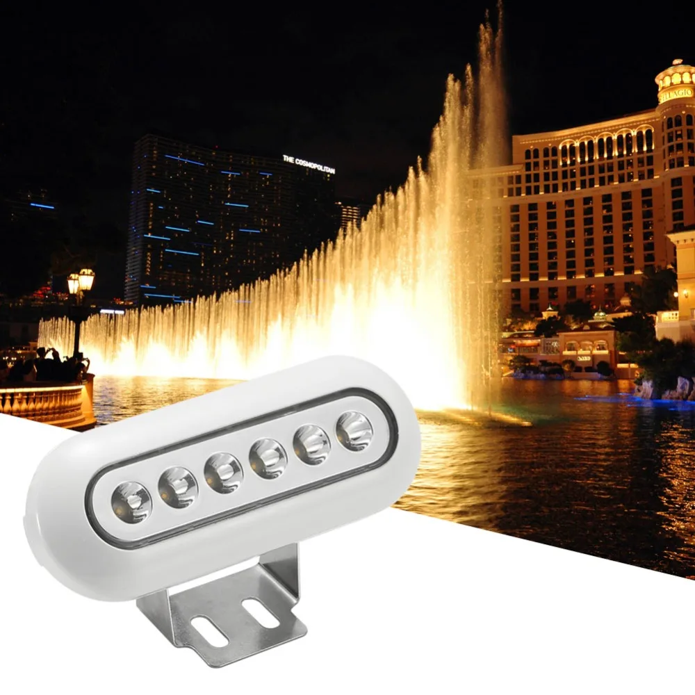 DC12V IP68 Подводные морские светодиодные светильники для бассейна бассейн Лодка освещение украшения из нержавеющей стали(WW, CW, синий, RGB