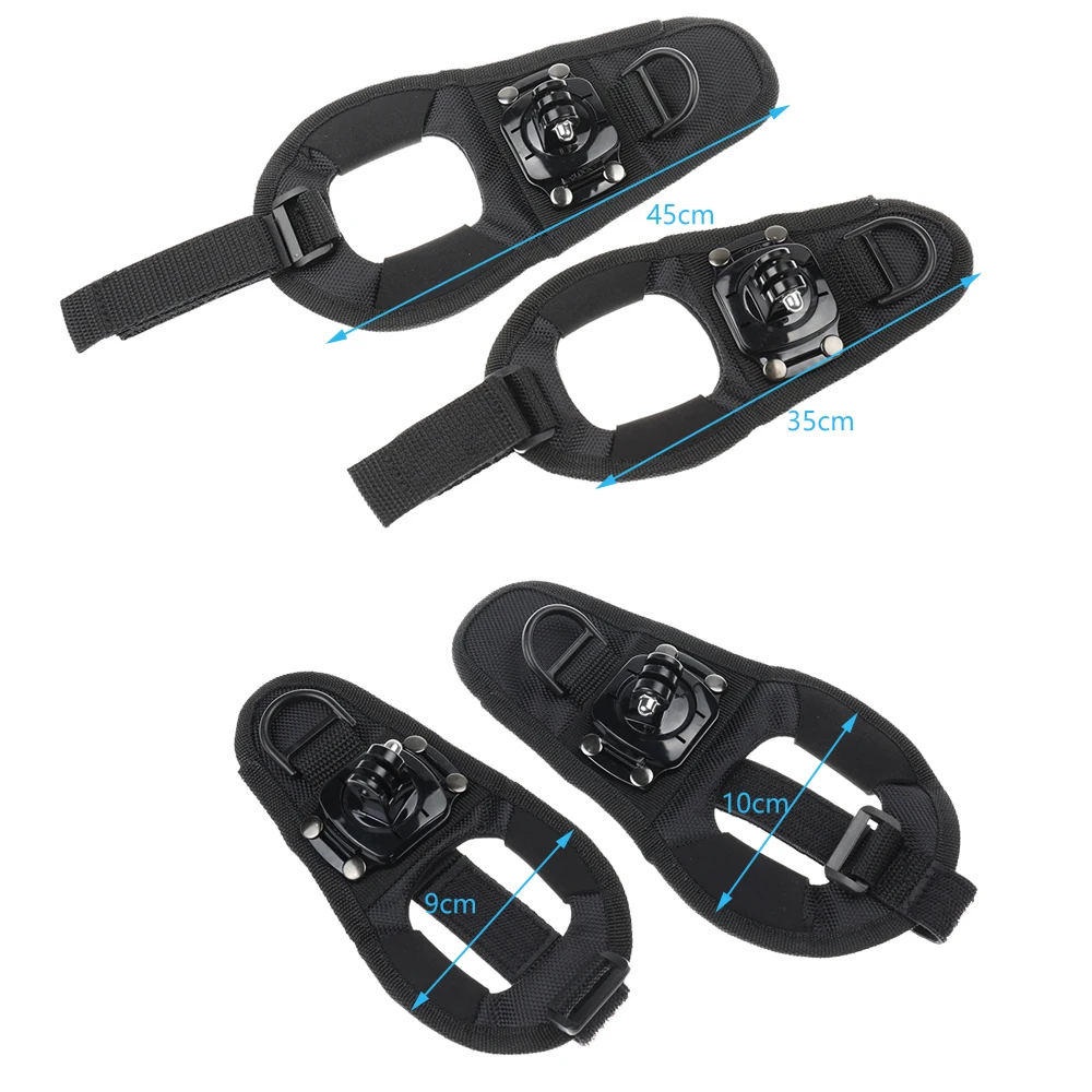 360 Degrees Wrist Band Arm Strap Belt Tripod Mount for GoPro Hero 8 7 6 5 4 Camera Fist Adapter Band Case for Go Pro Accessories