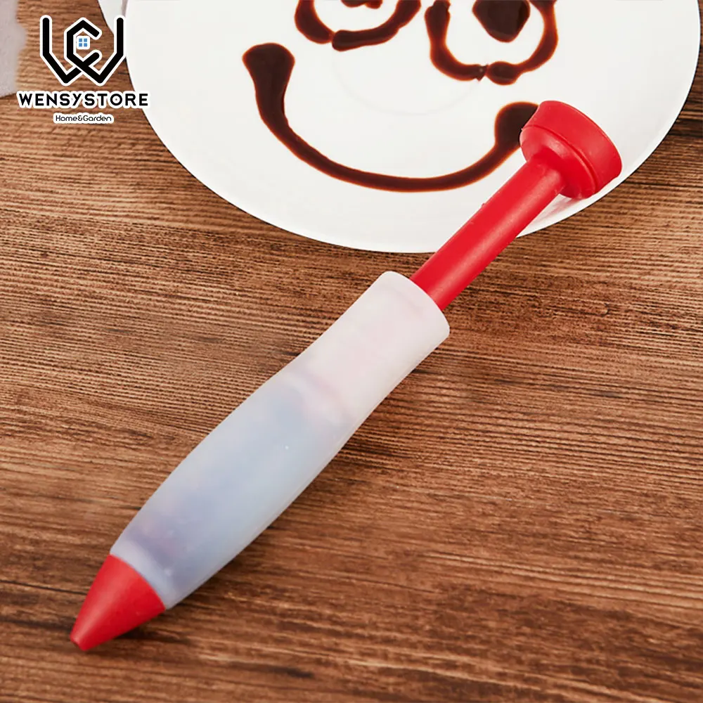 Силиконовая пищевая письменная ручка для украшения шоколада инструменты форма