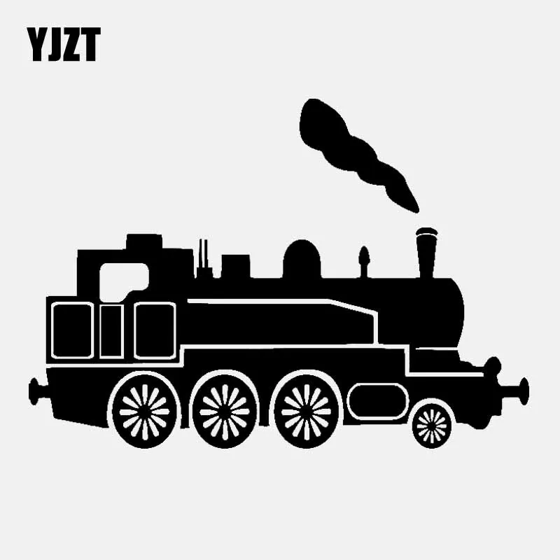 YJZT 17 8 см * 12 6 паровоз автомобиля Стикеры личность виниловые наклейки в виде