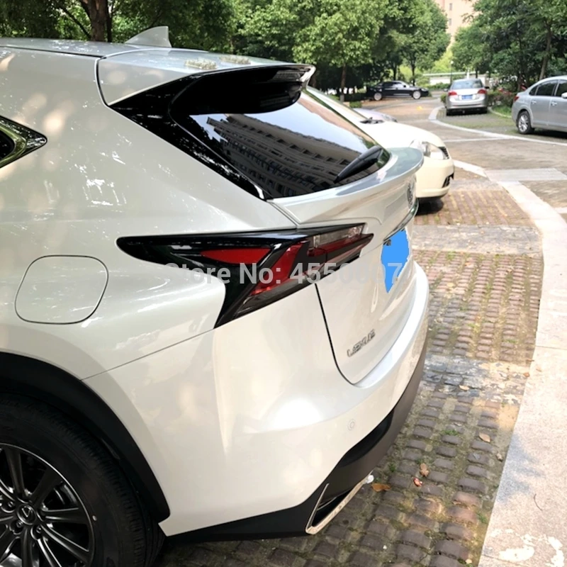 Для lexus NX NX200 NX200T NX300 Средний спойлер высокого качества ABS Материал Неокрашенный Грунтовка заднее украшение в виде хвостового крыла