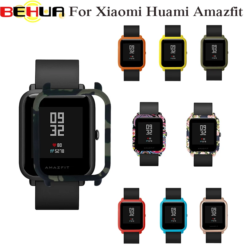 PC Protect Case Cover for Xiaomi Huami Amazfit Bip PACE Youth Watch Hard Shell Frame Accessories | Электроника