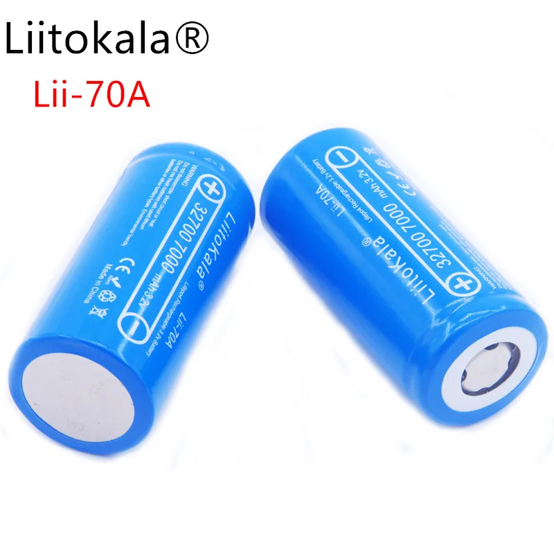 4 шт./LiitoKala 3 2 V 32700 6500mAh LiFePO4 батарея 35A непрерывный разряд максимум 55A аккумулятор