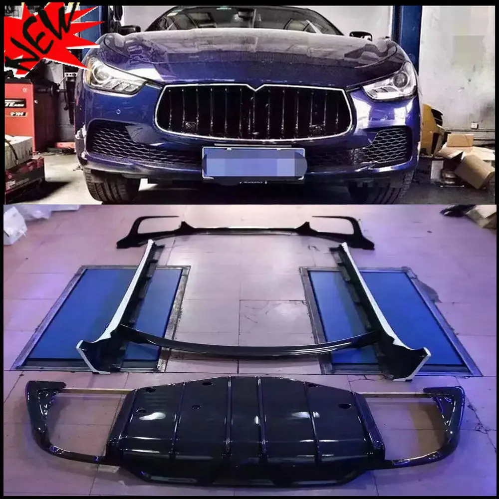 Bodiykits из углеродного волокна автомобильные бамперы комплекты кузова для Maserati Ghibli