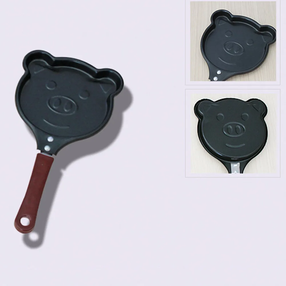 Антипригарная машина для блинов мини поросенок мультяшный антипригарный горшок