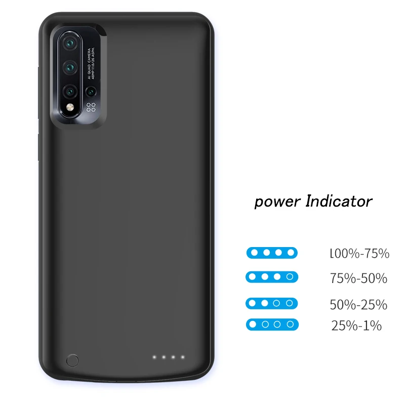 Высокое качество 6500mAh банк питания чехол для huawei nova5/nova5Pro резервного заряда