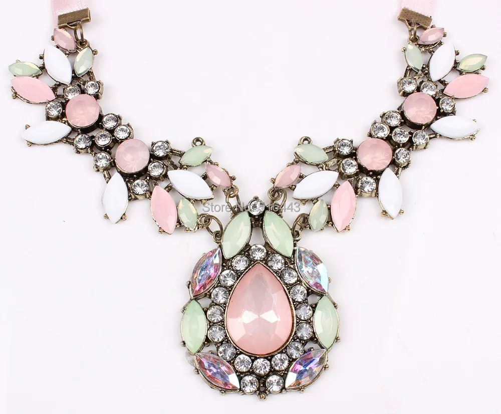 Бесплатная доставка Прямая продажа с фабрики модное роскошное ожерелье большими