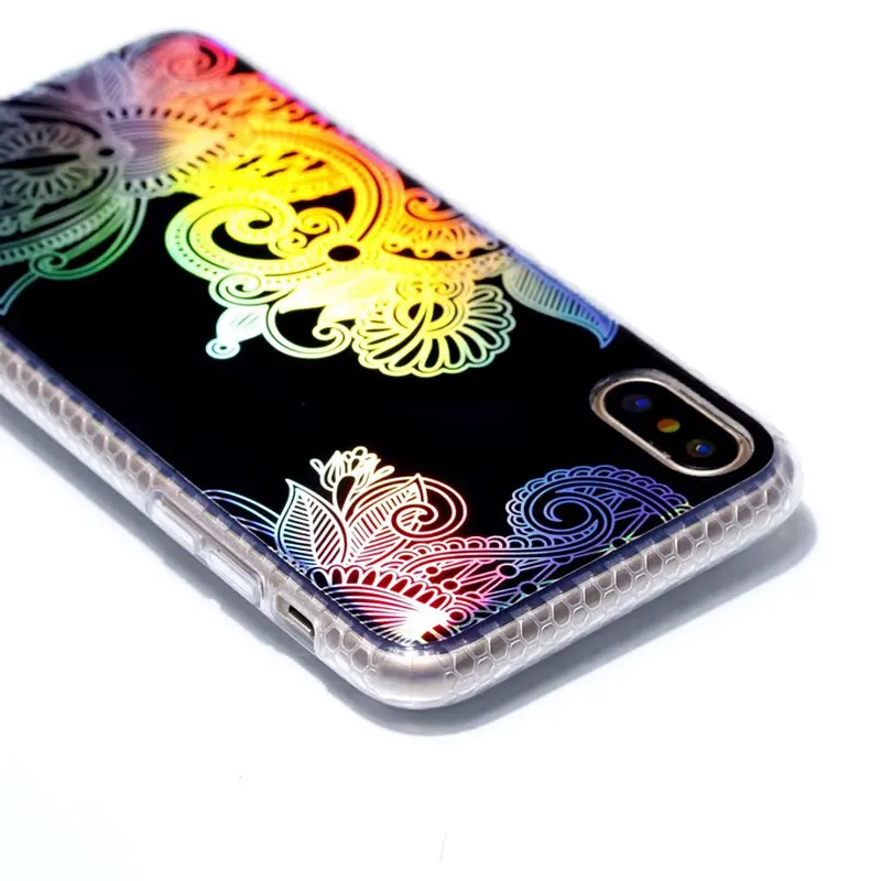 Boucho Мягкие TPU Чехол для iPhone 5 5S SE 6 6S плюс Красочный цветочный узор задняя крышка 7 8