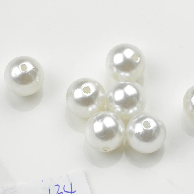 FLTMRH 10pcs 12mm Cheap Round Shape Imi tation Pearls Beads Handmade Bracelet Jewelry Aces Making Wholesale | Украшения и