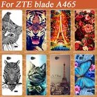 Чехол для ZTE blade a465, чехол с мультяшным рисунком, чехол для телефона, Модный мягкий ТПУ чехол для сотового телефона с 3D принтом сделай сам для ZTE A465
