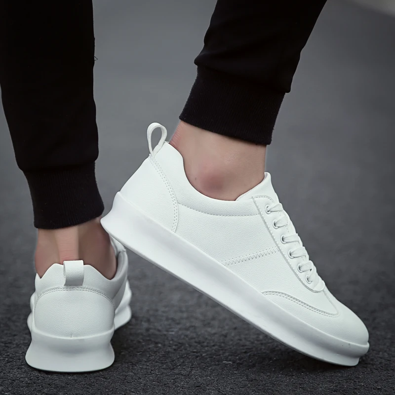 BomKinta Brand Breathable Casual Shoes Men Black White Red Outdoor Walking Sneakers Comfortable Mans Footwear |