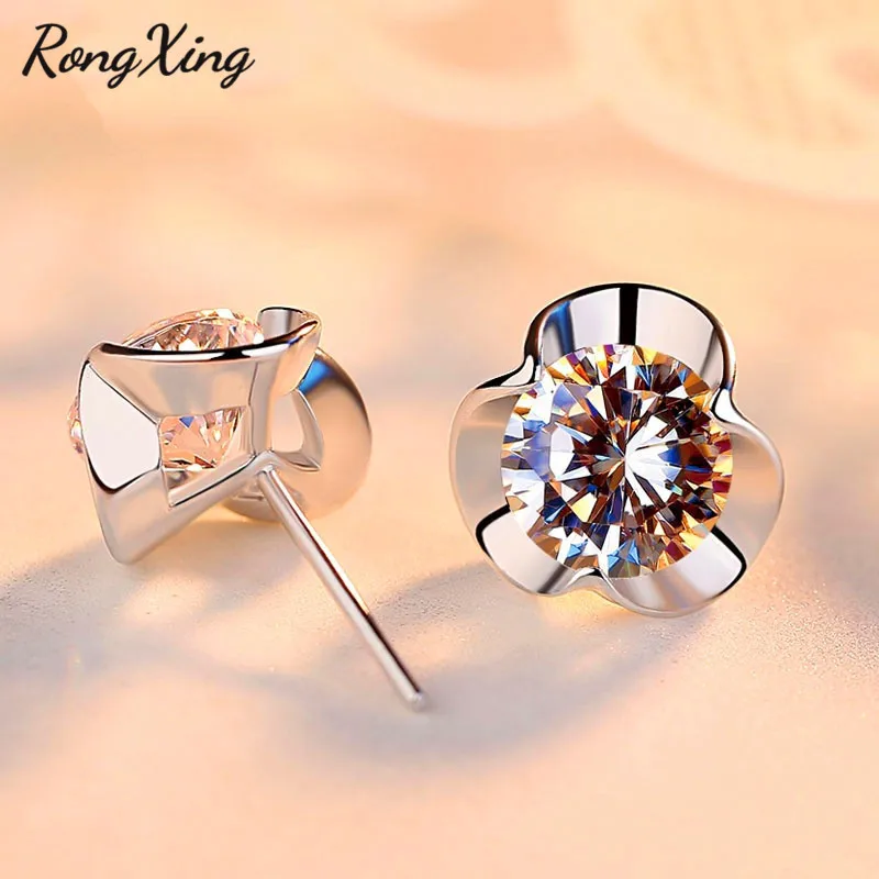 Женские серьги гвоздики с волнистой поверхностью серебристого цвета|stud earrings|stud