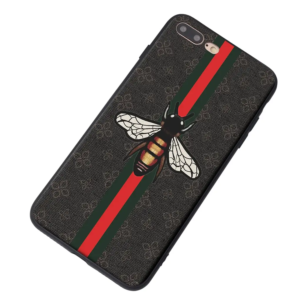 Birdroom Case For iPhone 8 7 6 6S Plus Soft TPU Funda Retro 3D Relief Panting Coque X 10 Fundas Cover (No Lanyard) |