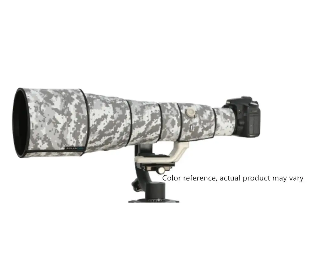 Grey digital camoufl ROLANPRO Tamron SP 150-600 мм F/5-6,3 Di VC USD G2 A022 защитный чехол пистолеты одежда камуфляж объектив камеры дождевик - Цвет: Grey digital camoufl