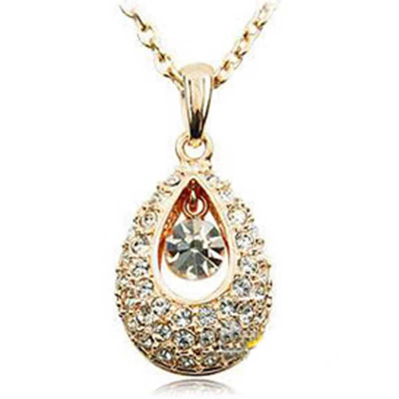 Necklace -- Princess Pendant Short Chain of Crystal # SN1016 |