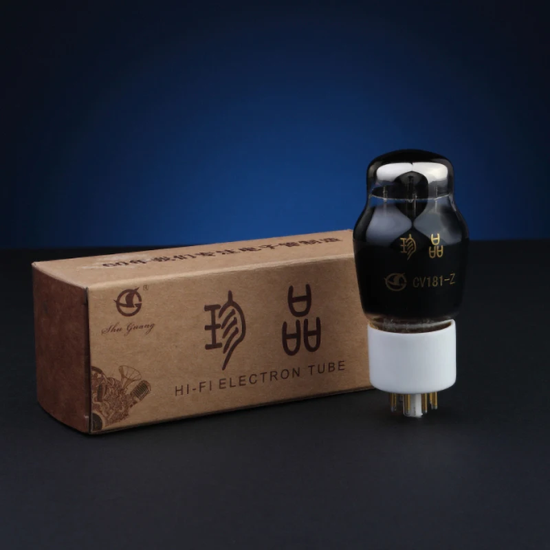2pcs Shuguang CV181-Z Premium Treasure Vacuum Tubes Replace 6SN7GT,6SN7-T,WE6SN7,CV181-T Matched Pair Amplifier HIFI Audio