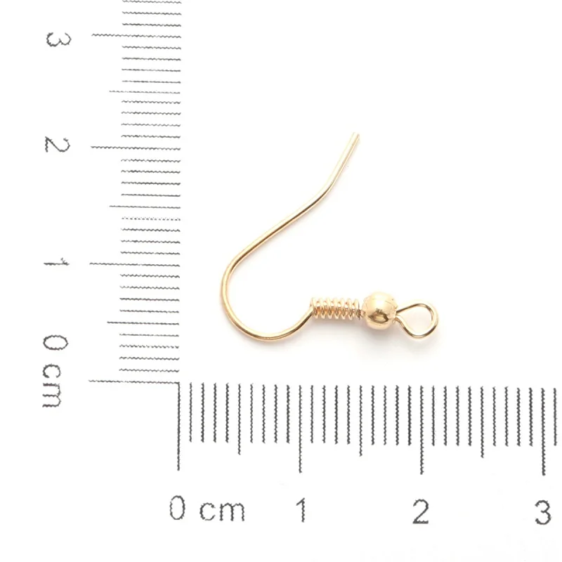 KC Gold Оптовой 20*22 мм 200 шт./лот гладить крючок для сережки, застежка с Подвески Серьги провода Fit для самодельных ювелирных изделий - Цвет: KC Gold