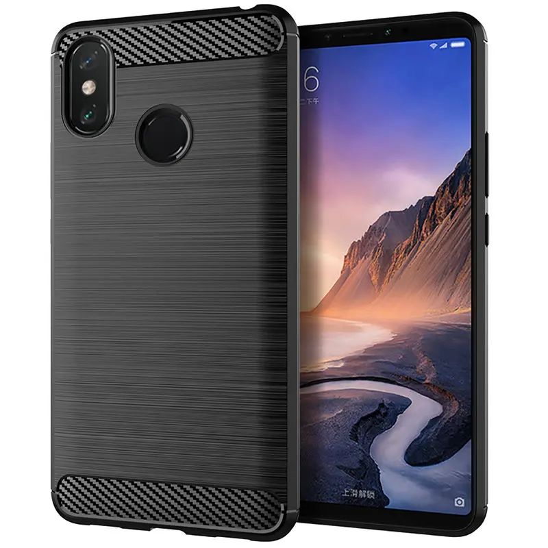 Для Xiaomi Mi Max 3 Max3 силиконовый защитный бампер противоударный чехол для телефона