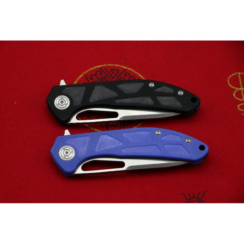 

CH CH3509-G10 Flipper Folding Knife D2 Blade G10 Handle Ball Bearing Utility Outdoor Camping Tactical Knives EDC Tool