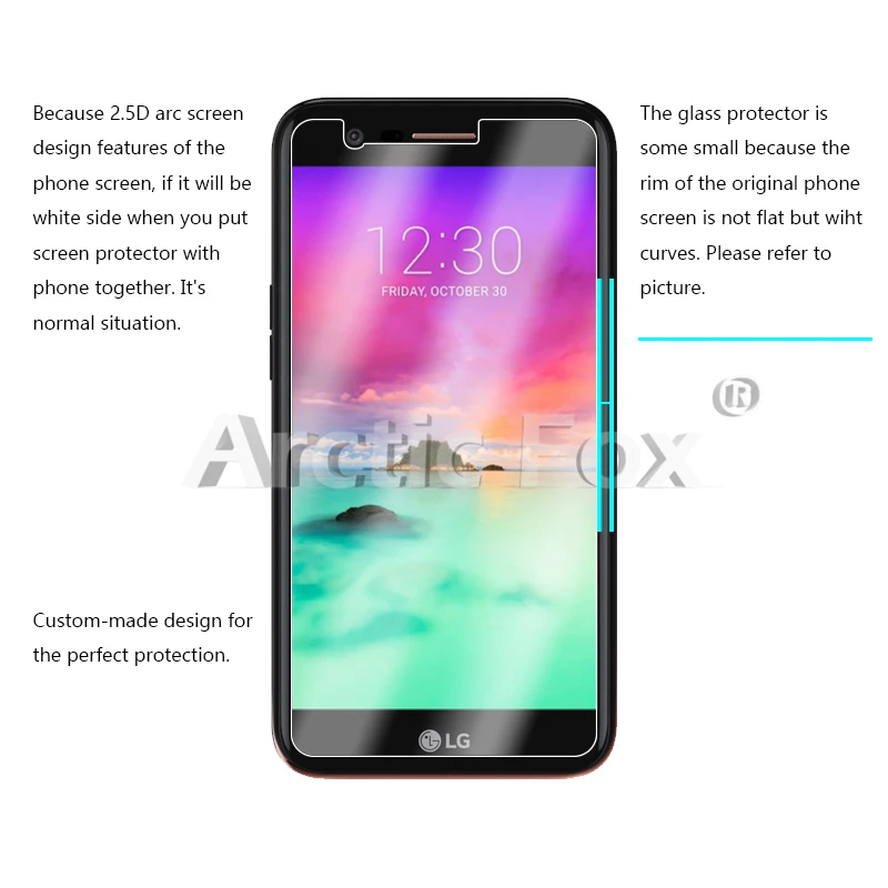 2.5D 0 26 мм 9H Премиум Закаленное стекло для LG K3 K4 K7 K8 K10 2017 версия защитная пленка |