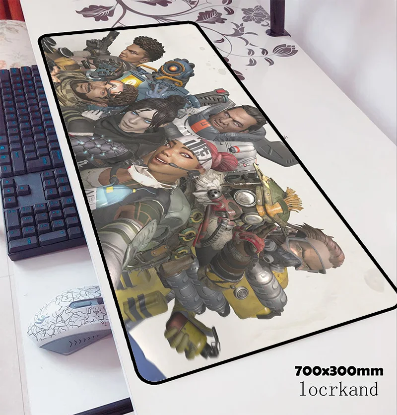 Коврик для мыши apex legend 70x30 см игровой коврик Аниме Рабочий стол офисный блокнот