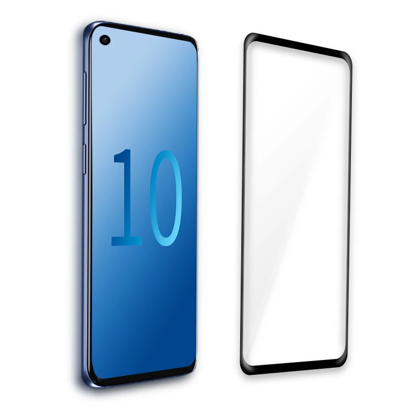 3D изогнутое закаленное стекло для Samsung Galaxy S10 2 шт. полное покрытие экрана Защитная