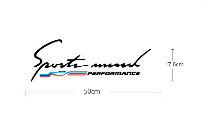 1 шт. M Power Performance Sport Mind PVC гоночные наклейки для кузова автомобиля Передняя капота