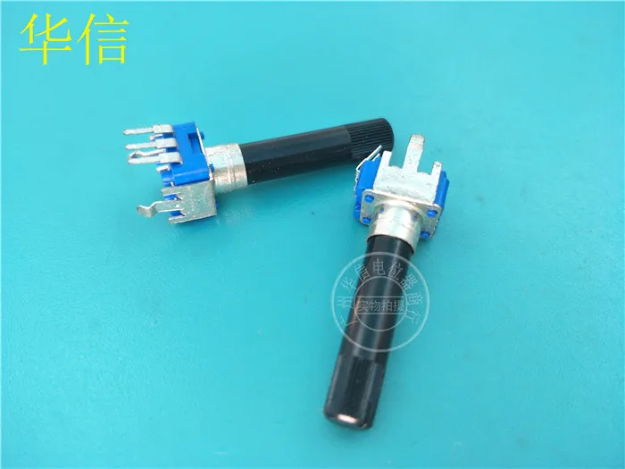 10 шт. R0905N UD1 B202 RK0936N B2K вертикальный одинарный потенциометр/B2K длина ручки 28 мм ось