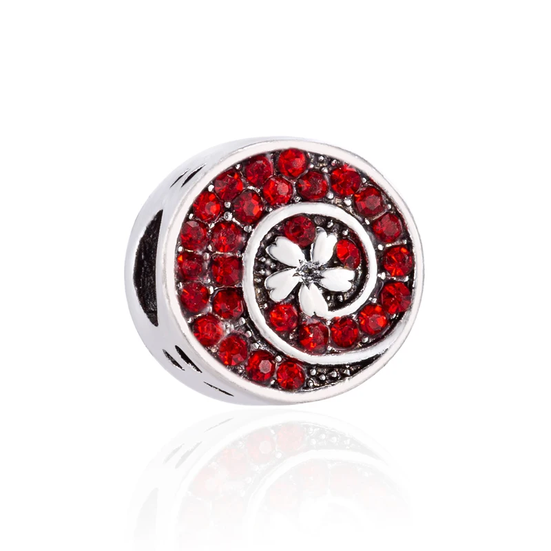 

Luxurious Crystal Ball Butterfly Fish Key Hearts Charms Beads Fit Original Pandora Bracelets DIY Bangles for Women Night Club