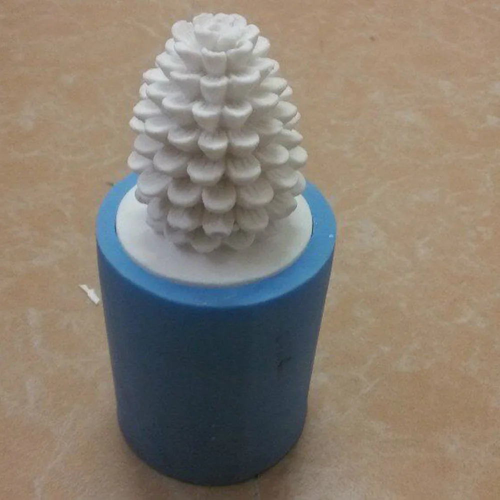 silicone DIY  handmade soap candle cake  decoratingCylinders and pine cones mold