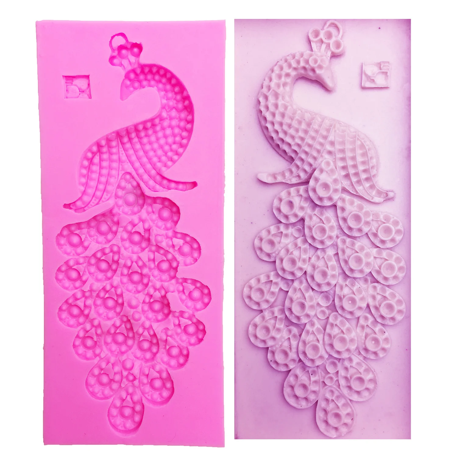 M0519 Алмазная форма Sugarcraft Павлин силиконовая помадка инструменты для украшения