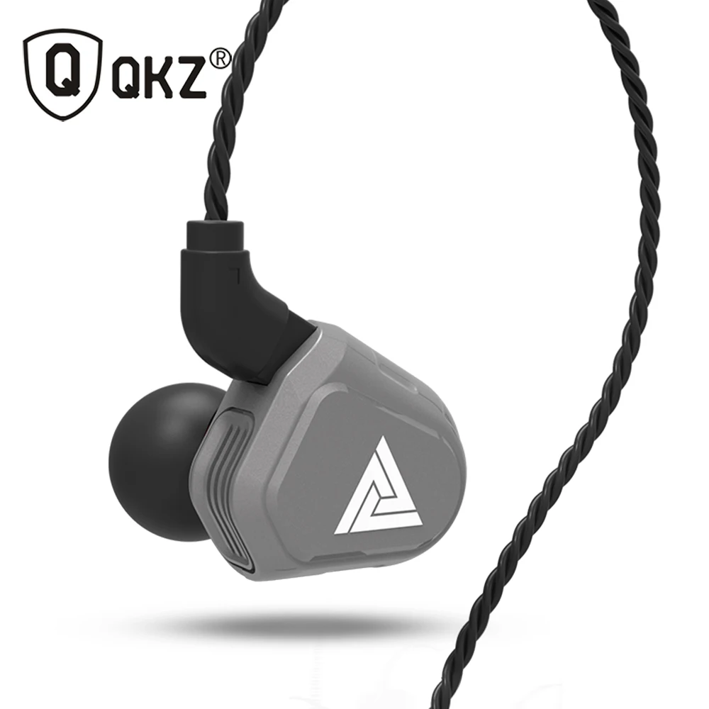 Оригинальный бренд QKZ VK2 наушники-вкладыши стерео наушники с микрофоном fone de ouvido
