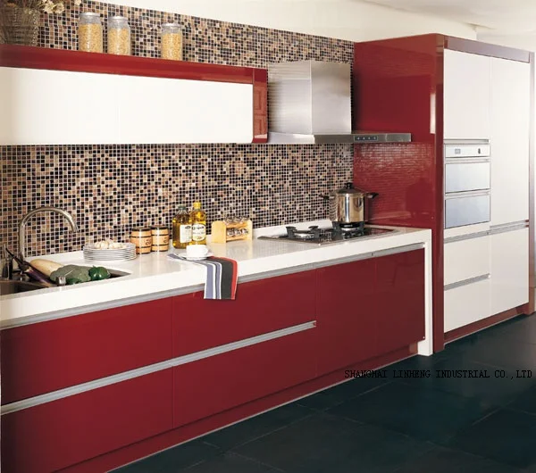 Кухонный шкаф из лака (в комплекте с LH LA018)|lacquer kitchen cabinet|kitchen cabinetlacquer cabinet |